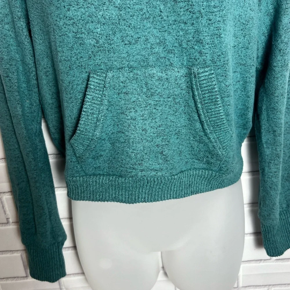 No Boundaries Women’s Green 2-Piece Hoodie & Flare Pants Set casual comfort/M